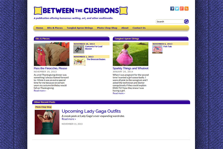 Humor Publication Theme Screenshot